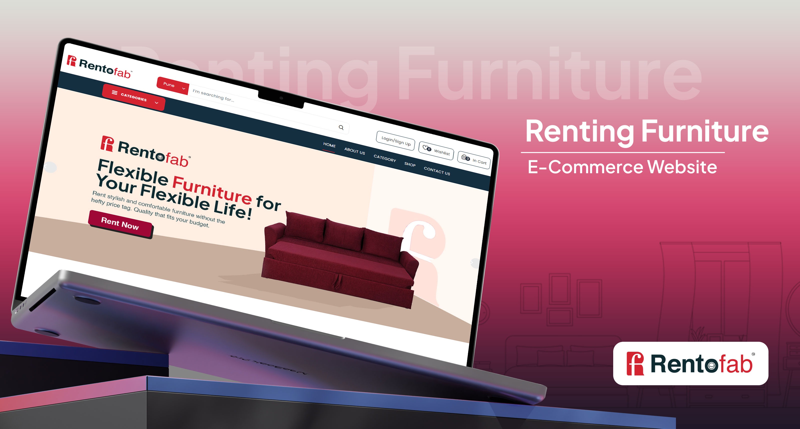 Rentofab - E-Commerce Platform for Renting Furniture